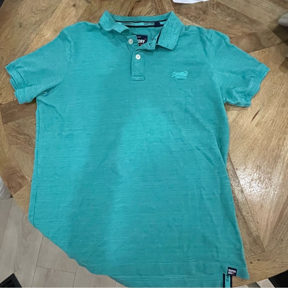 Superdry Men's Teal Polo Shirt xxl excellent golf large